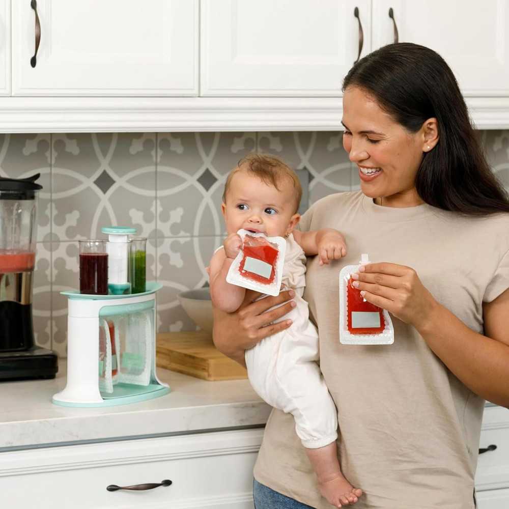 Homemade Baby Food On-the-Go with Infantino Disposable Pouches | TekChoice Electronics