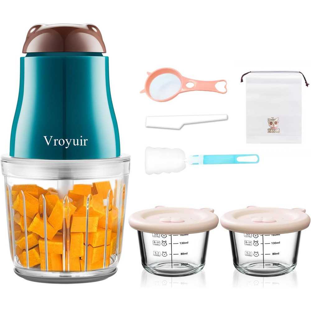 Baby Food Maker with 10 Blades and Glass Bowls | TekChoice Electronics