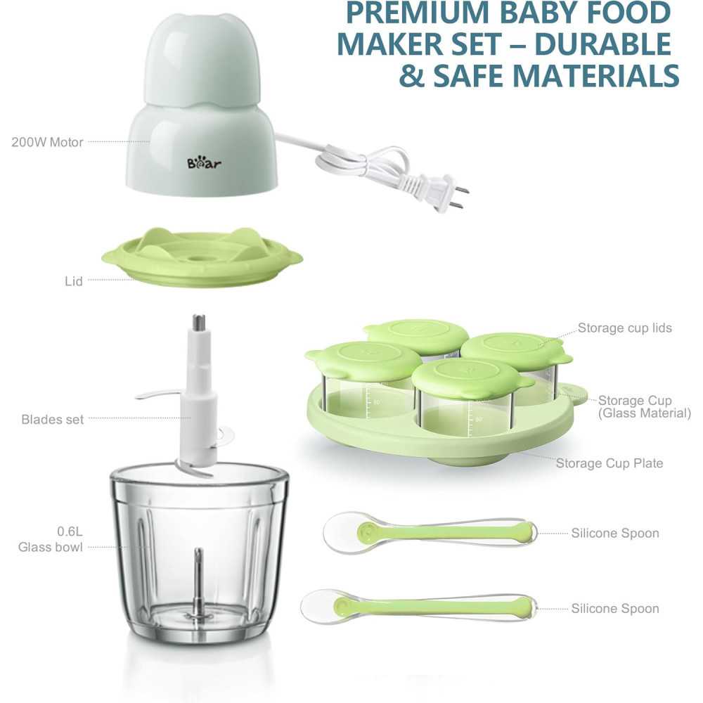 Bear Baby Food Maker Set | TekChoice Electronics