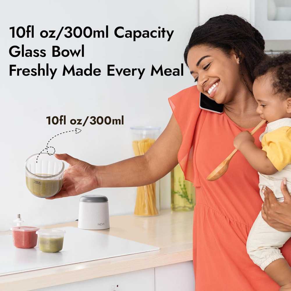 All-in-One Glass Baby Food Processor for Homemade Healthy Meals | TekChoice Electronics