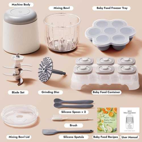 All-in-One Glass Baby Food Processor for Homemade Healthy Meals | TekChoice Electronics