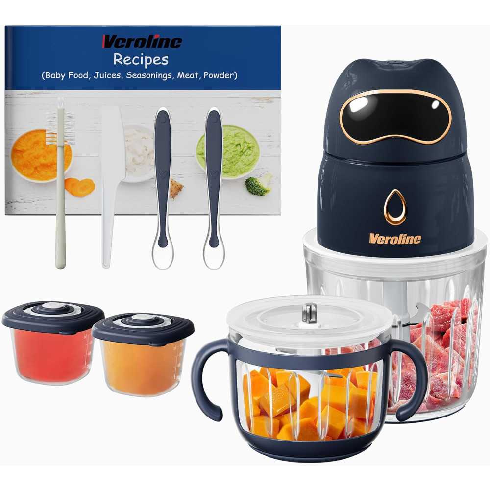 10-in-1 Baby Food Processor Maker Set with Glass Bowls for Homemade Delights | TekChoice Electronics 10-in-1 Baby Food Processor Maker Set with Glass Bowls for Homemade Delights | TekChoice Electronics
