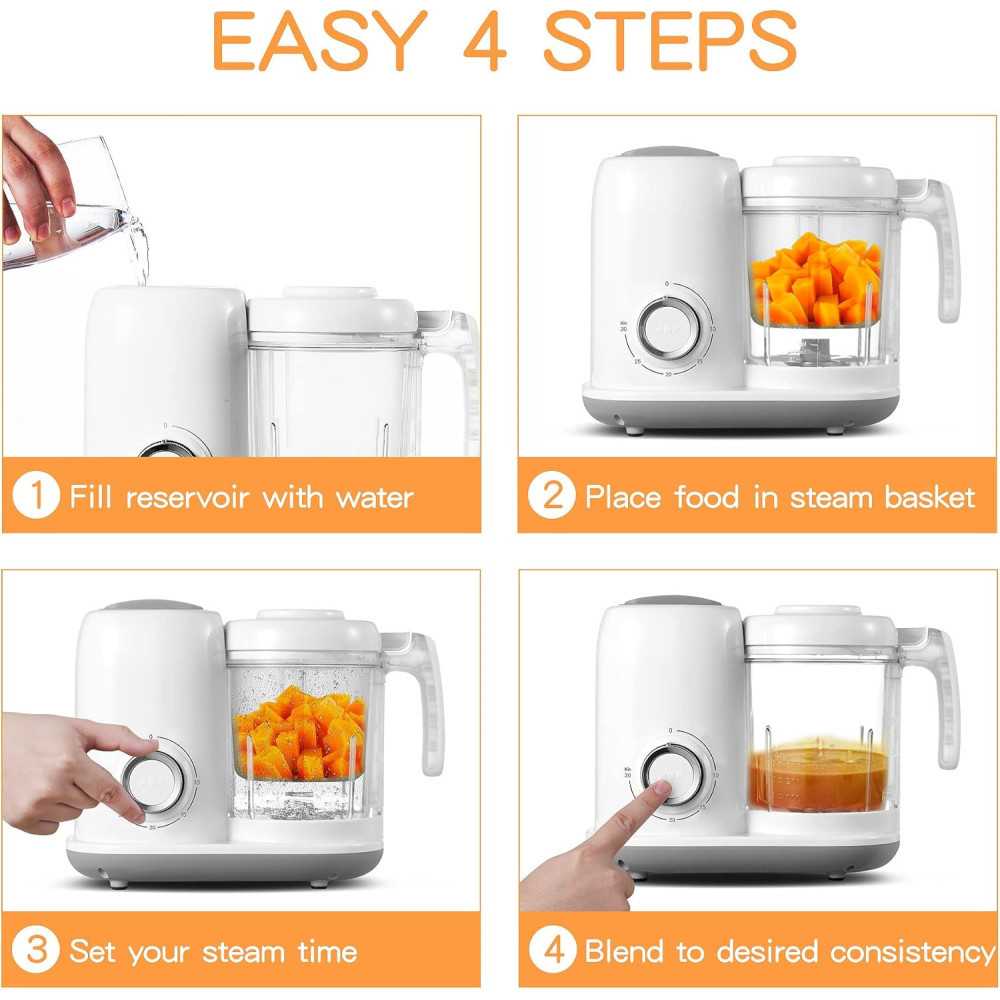 4-in-1 Baby Food Maker for Happy Little Eaters | TekChoice Electronics