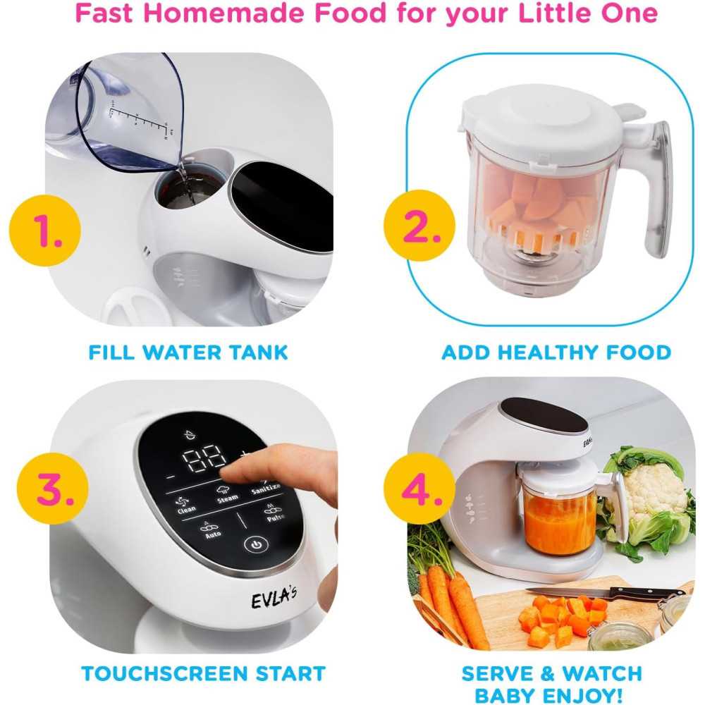 Touch Screen Baby Food Maker for Homemade Goodness | TekChoice Electronics