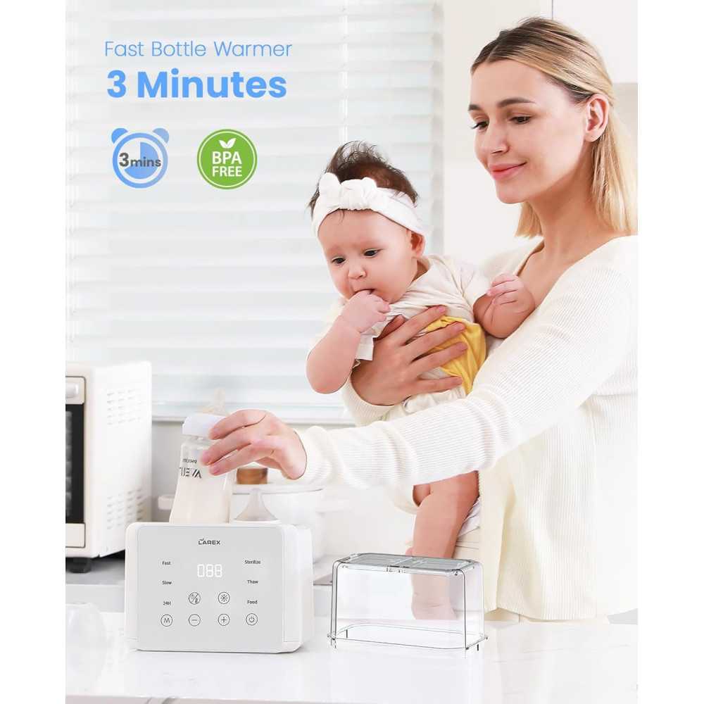 Double Bottle Warmer for Quick, Safe, and Convenient Mealtime Solutions | TekChoice Electronics