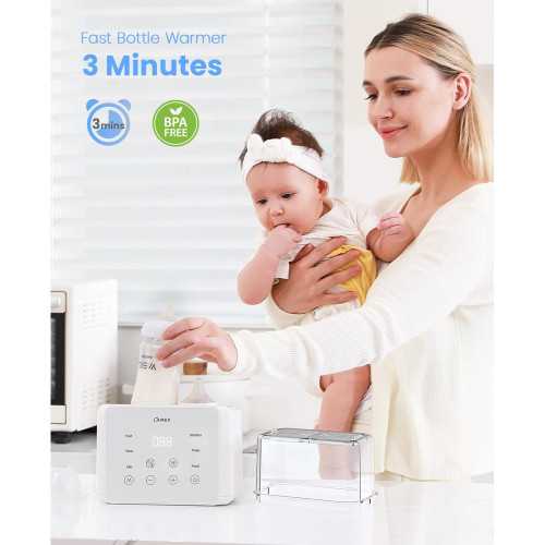 Double Bottle Warmer for Quick, Safe, and Convenient Mealtime Solutions | TekChoice Electronics