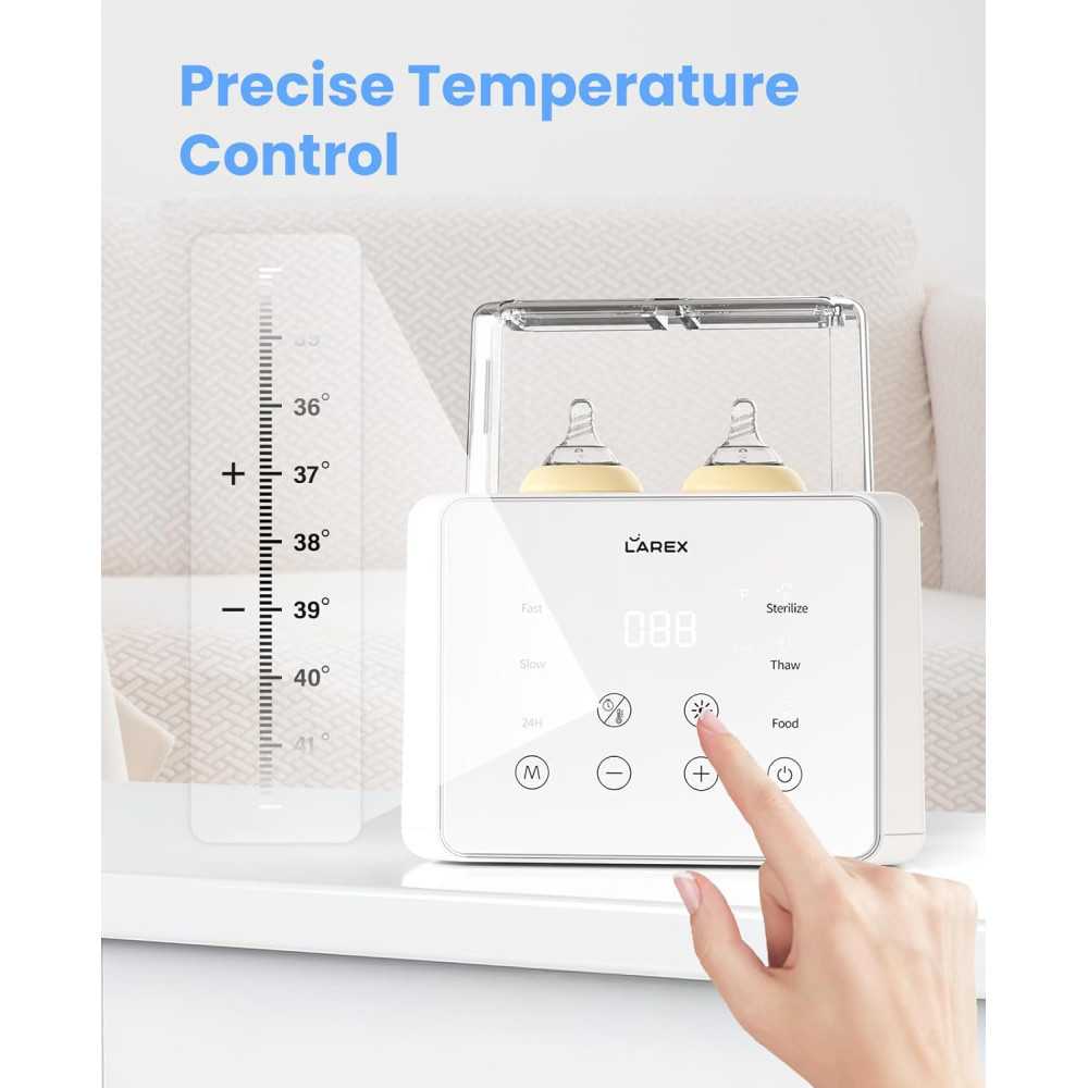 Double Bottle Warmer for Quick, Safe, and Convenient Mealtime Solutions | TekChoice Electronics
