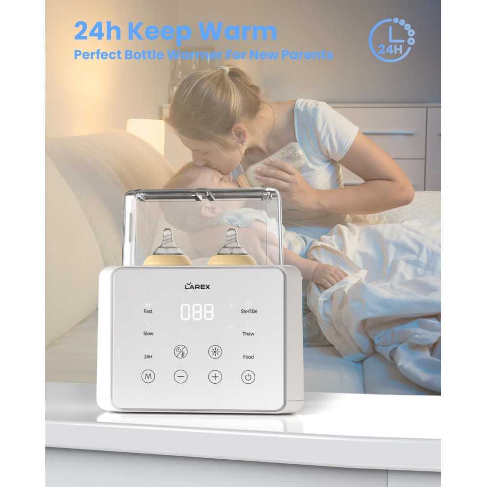 Double Bottle Warmer for Quick, Safe, and Convenient Mealtime Solutions | TekChoice Electronics