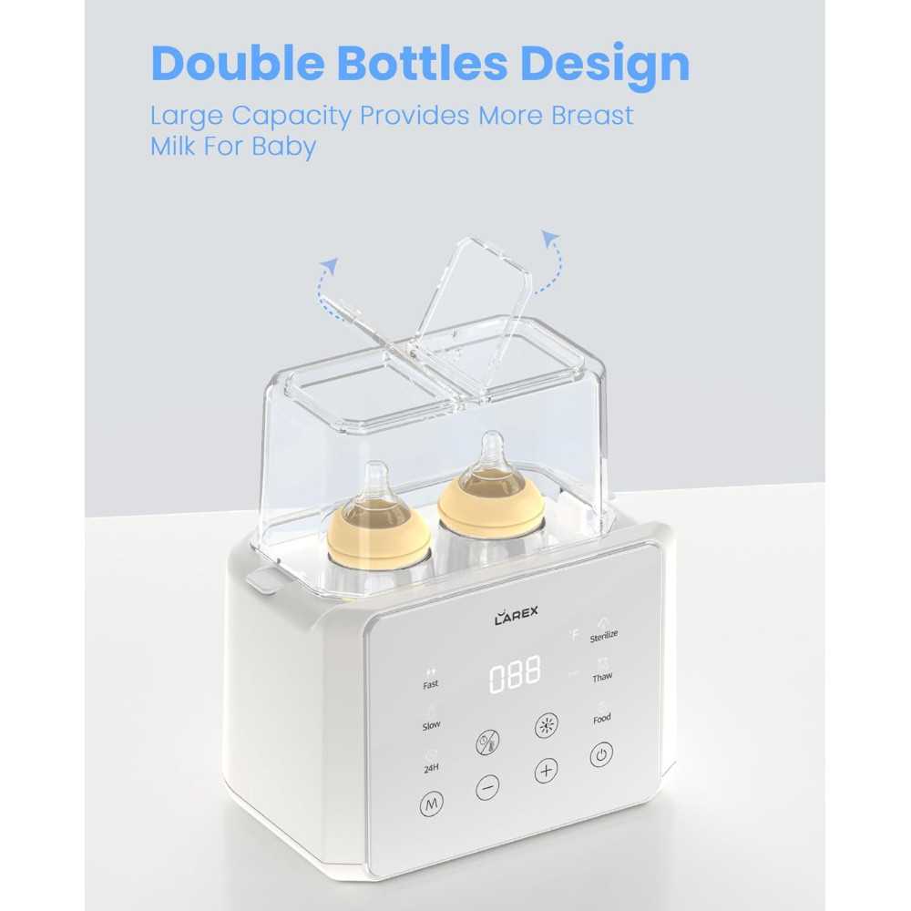 Double Bottle Warmer for Quick, Safe, and Convenient Mealtime Solutions | TekChoice Electronics