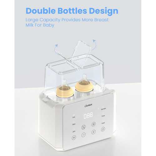 Double Bottle Warmer for Quick, Safe, and Convenient Mealtime Solutions | TekChoice Electronics