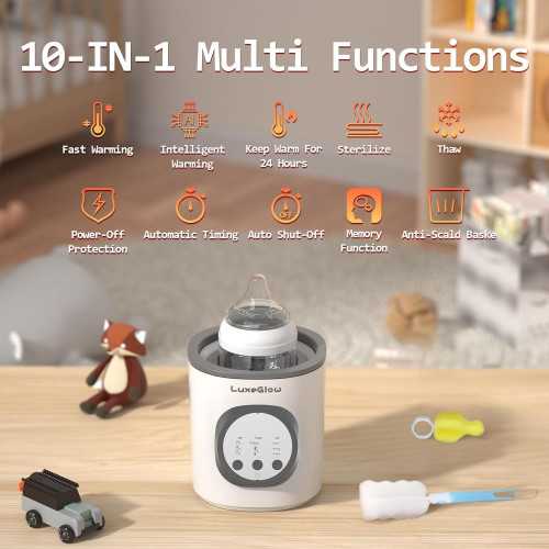 10-in-1 Fast Baby Bottle Warmer Smartly Preserving Nutrients for Your Little One | TekChoice Electronics