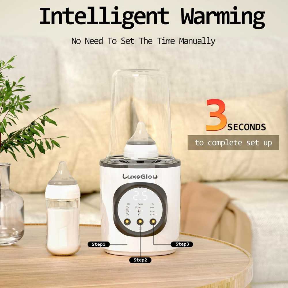 10-in-1 Fast Baby Bottle Warmer Smartly Preserving Nutrients for Your Little One | TekChoice Electronics