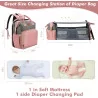 Multifunction Travel Baby Changing Diaper Bag w/ Stroller Straps