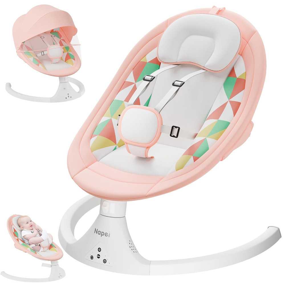 Electric Baby Swing for Infants to Toddlers with Remote Control and Bluetooth Music | TekChoice Electronics Electric Baby Swing for Infants to Toddlers with Remote Control and Bluetooth Music | TekChoice Electronics