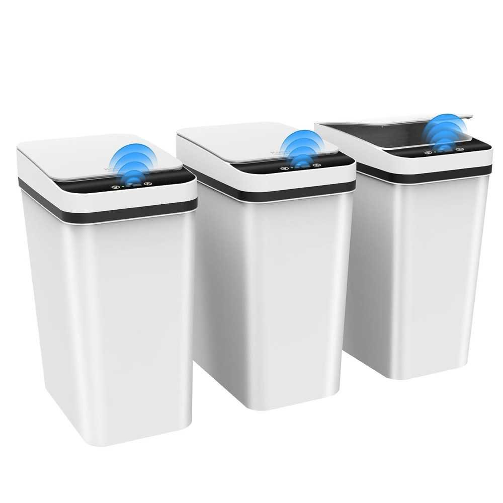 Touchless Trash Can Trio for a Neat and Tidy Home | TekChoice Electronics