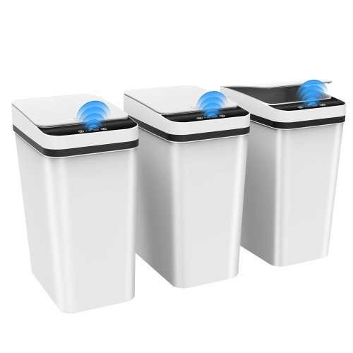 Touchless Trash Can Trio for a Neat and Tidy Home | TekChoice Electronics