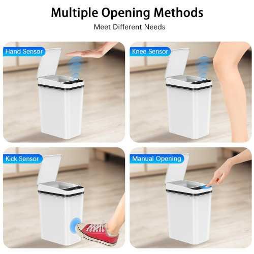Touchless Trash Can Trio for a Neat and Tidy Home | TekChoice Electronics