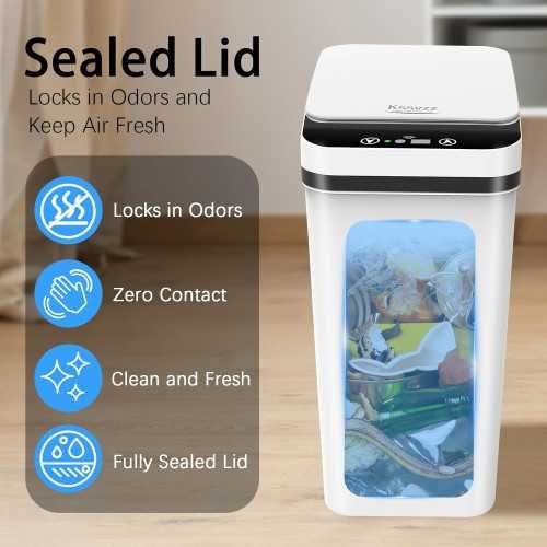 Touchless Trash Can Trio for a Neat and Tidy Home | TekChoice Electronics