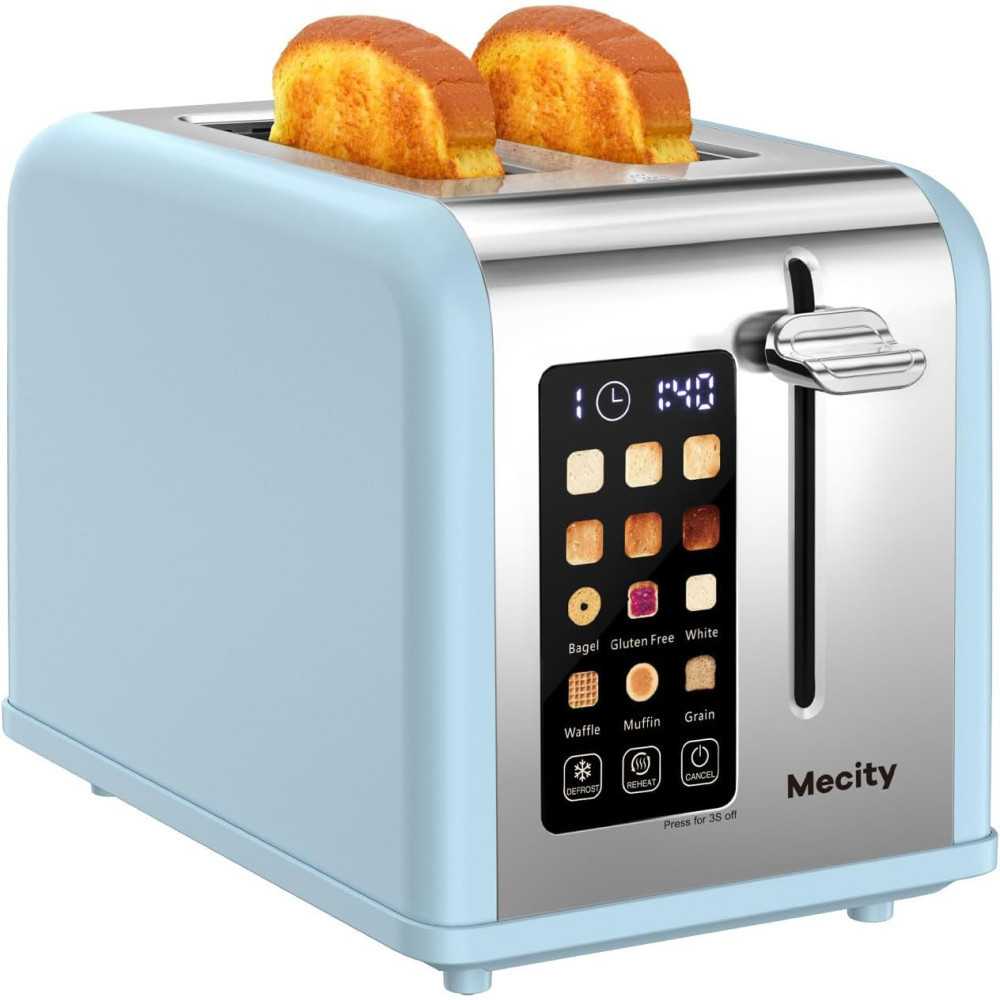 Stainless Steel Smart 2 Slice Touch Screen Toaster for Your Breakfast Favorites | TekChoice Electronics Stainless Steel Smart 2 Slice Touch Screen Toaster for Your Breakfast Favorites | TekChoice Electronics
