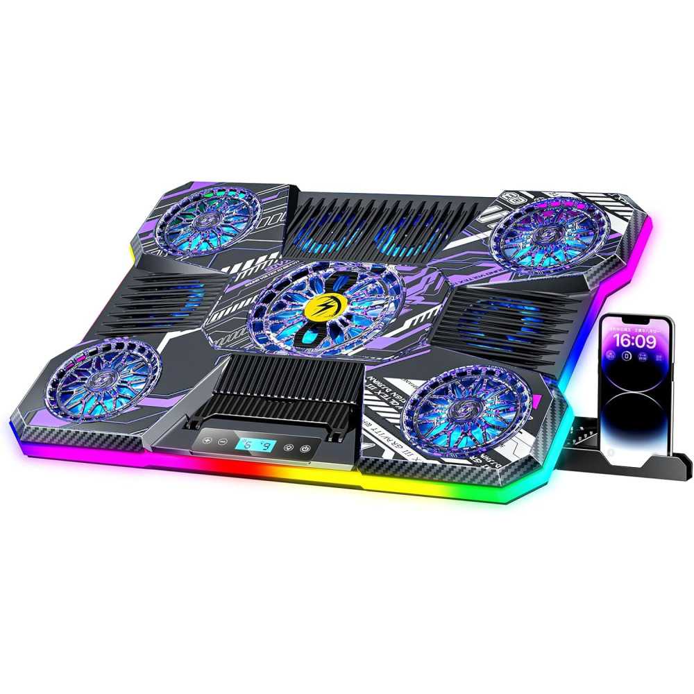 RGB Laptop Cooling Pad for Gaming and Productivity | TekChoice Electronics RGB Laptop Cooling Pad for Gaming and Productivity | TekChoice Electronics
