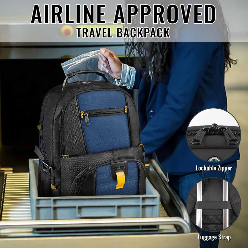 (18.4 Inch) Laptop Backpack with USB Charger and TSA Approval | TekChoice Electronics