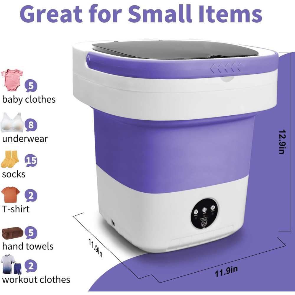 Portable Mini Washing Machine for Small Spaces | TekChoice Electronics