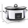 Crock-Pot 7 Quart Programmable Slow Cooker w/ Digital Timer and Food Warmer