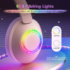 Vibrant RGB LED Noise Cancelling Headphones with 60H Playtime for Home, School, and Party Fun | TekChoice Electronics