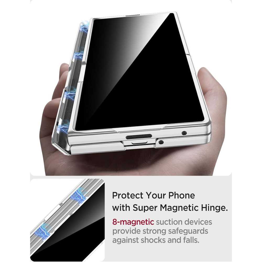 Samsung Galaxy Z Fold 7 Privacy Case with Kickstand and Magnetic Hinge | TekChoice Electronics