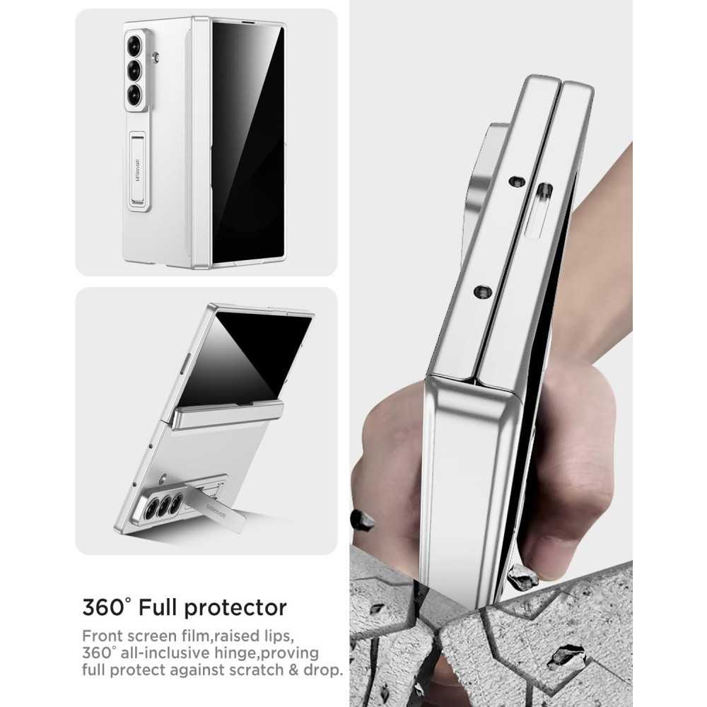 Samsung Galaxy Z Fold 7 Privacy Case with Kickstand and Magnetic Hinge | TekChoice Electronics
