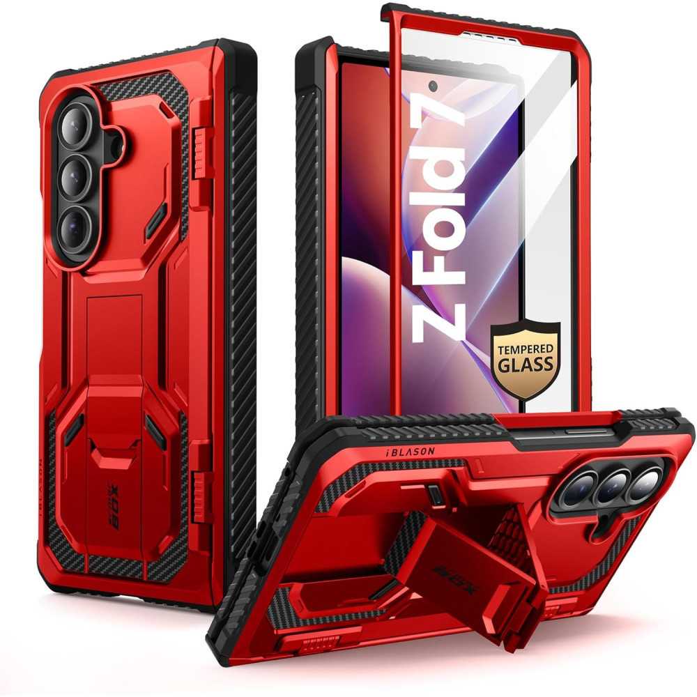 Armorbox for Samsung Galaxy Z Fold 7 - The Complete Heavy-Duty Case with Stand and Tempered Glass Screen Protector | TekChoice Electronics Armorbox for Samsung Galaxy Z Fold 7 - The Complete Heavy-Duty Case with Stand and Tempered Glass Screen Protector | TekChoice Electronics