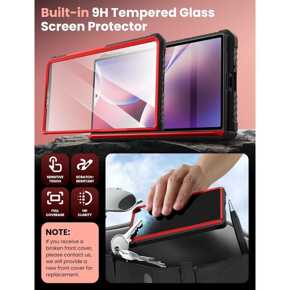 Armorbox for Samsung Galaxy Z Fold 7 - The Complete Heavy-Duty Case with Stand and Tempered Glass Screen Protector | TekChoice Electronics