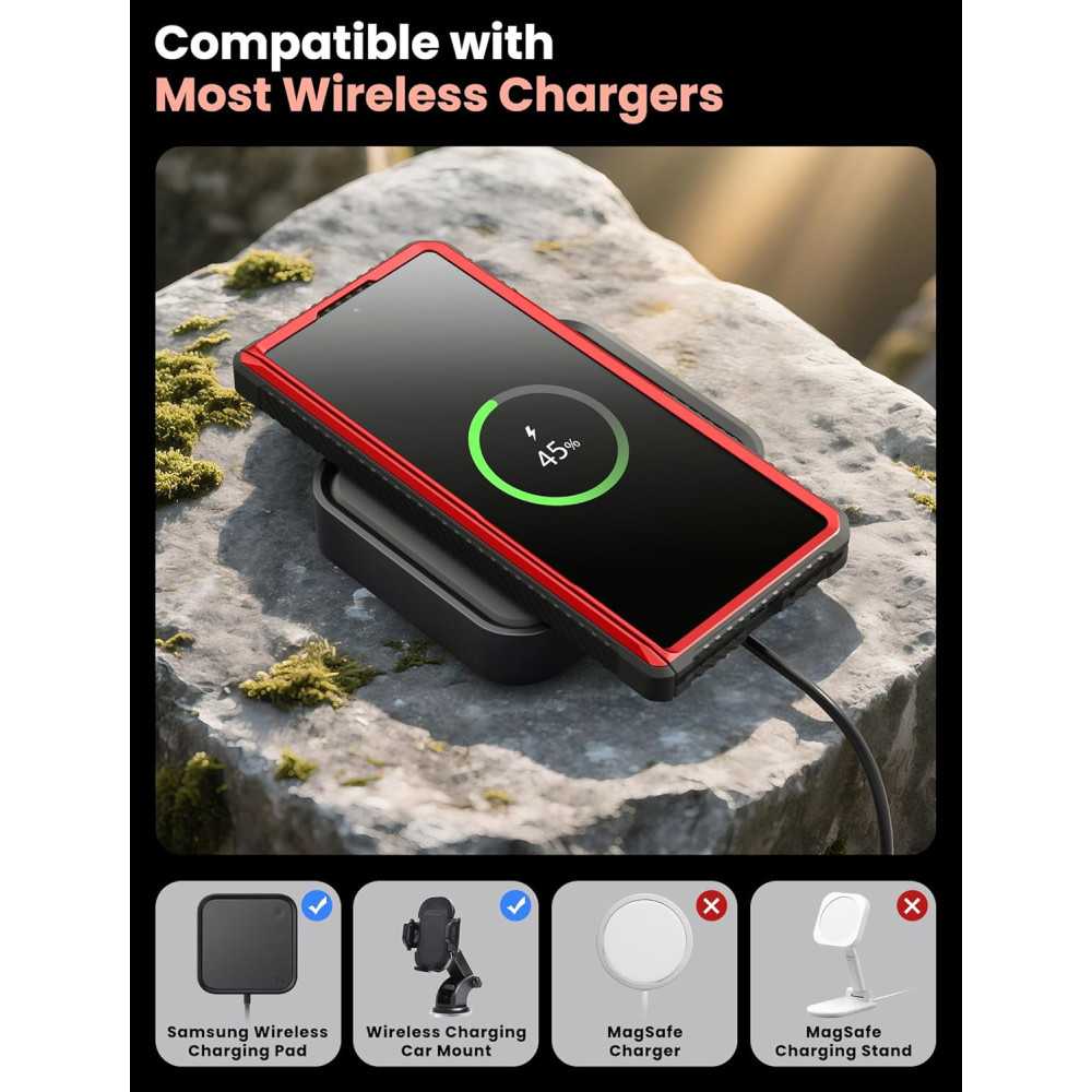 Armorbox for Samsung Galaxy Z Fold 7 - The Complete Heavy-Duty Case with Stand and Tempered Glass Screen Protector | TekChoice Electronics