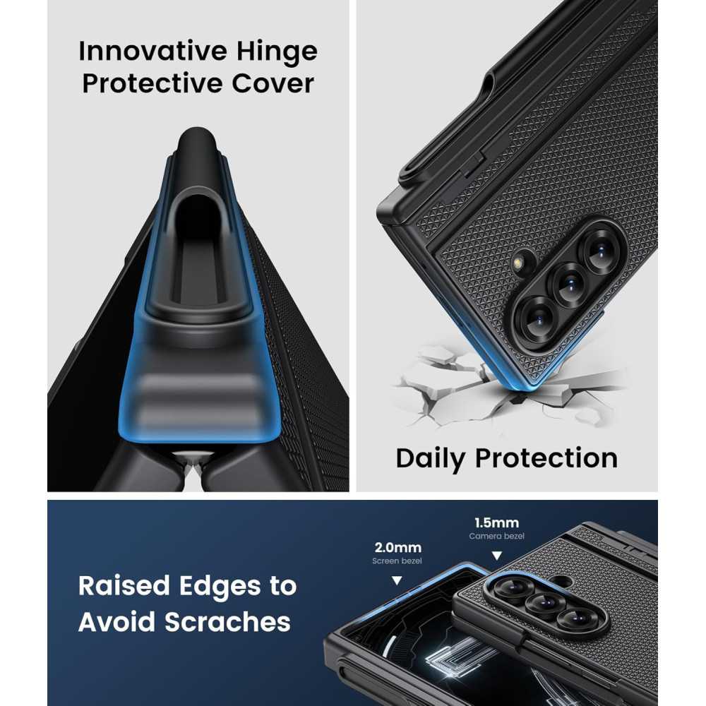 Samsung Z Fold 7 Case with Full Body Cover and Kickstand | TekChoice Electronics