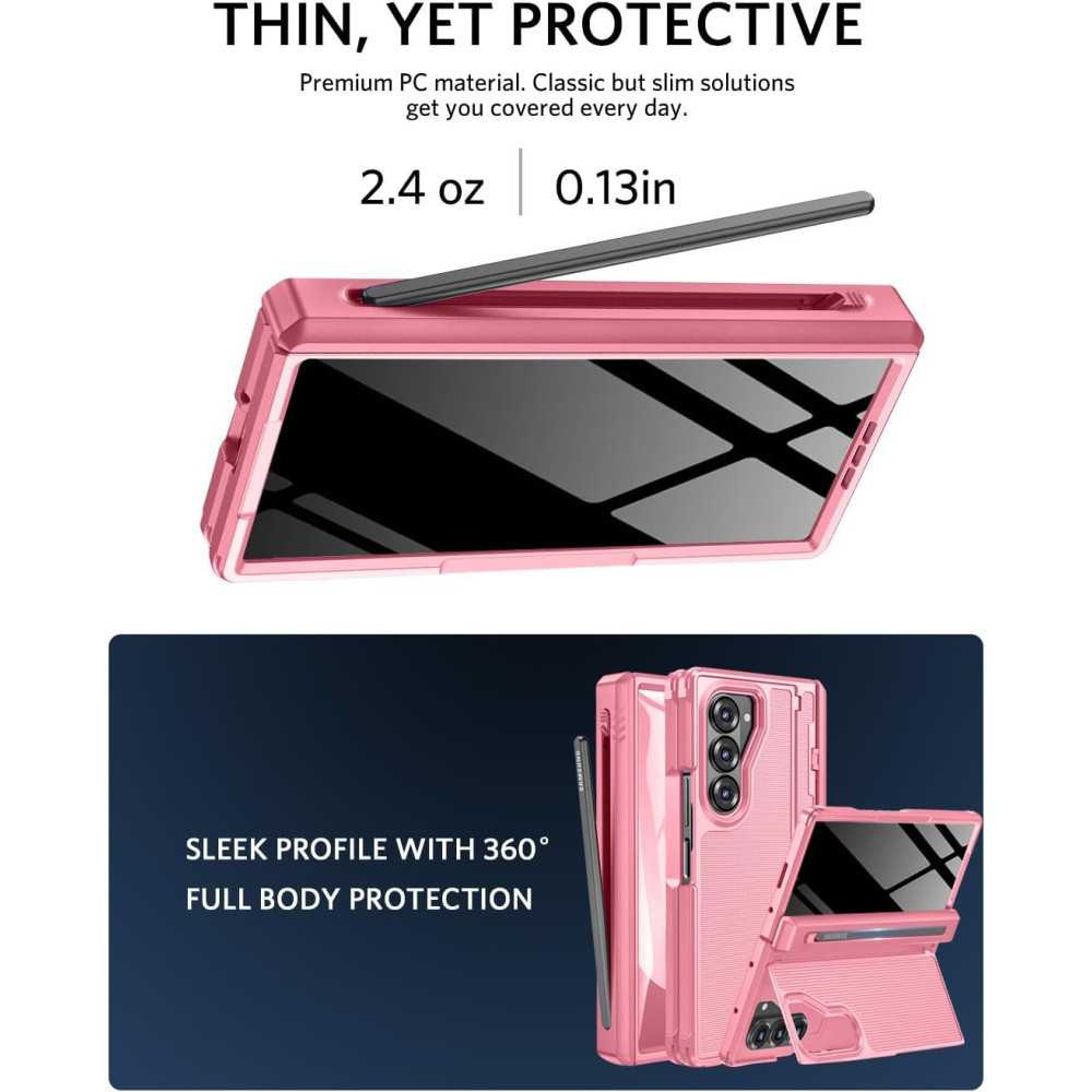 Samsung Galaxy Z Fold 7 Case with S Pen Holder and Invisible Kickstand | TekChoice Electronics