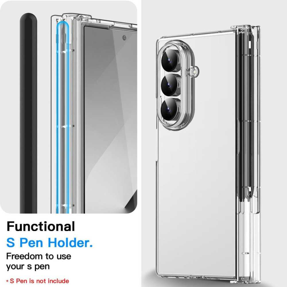 Samsung Galaxy Z Fold 7 Case with Pen Holder and Anti-Yellow Technology | TekChoice Electronics