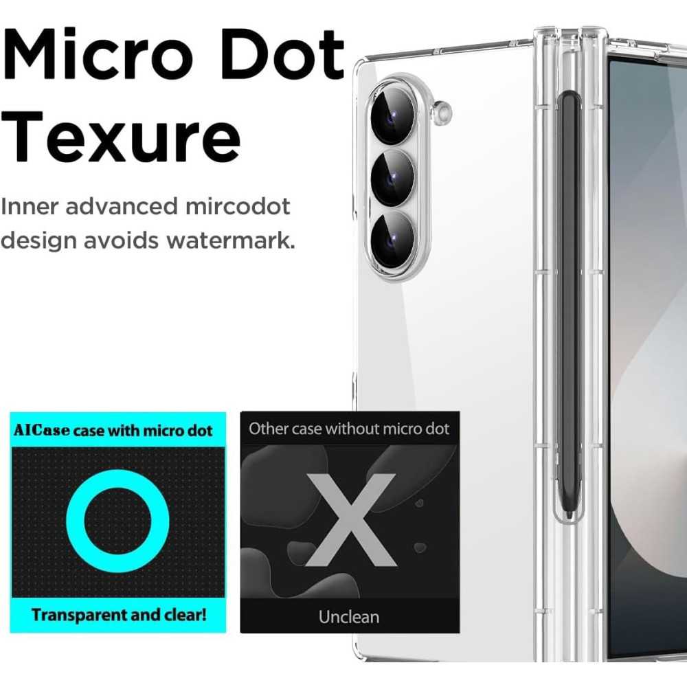 Samsung Galaxy Z Fold 7 Case with Pen Holder and Anti-Yellow Technology | TekChoice Electronics