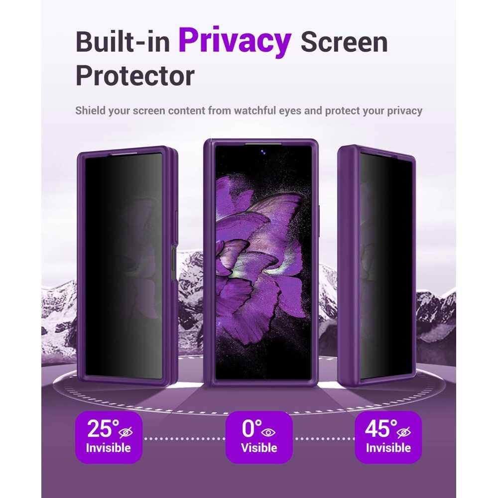Samsung Galaxy Z Fold 7 Case with Hidden Kickstand, Camera Cover, and Shockproof Protection | TekChoice Electronics