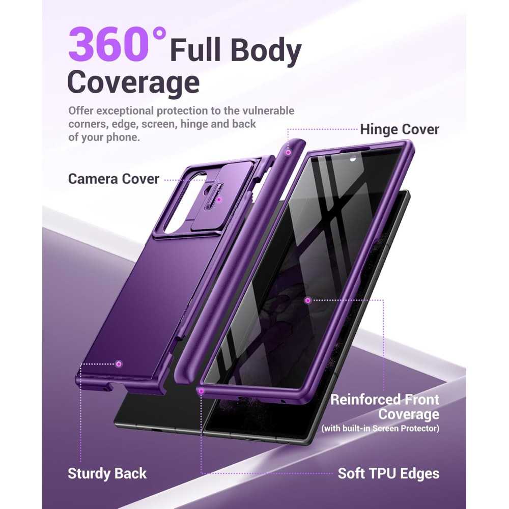Samsung Galaxy Z Fold 7 Case with Hidden Kickstand, Camera Cover, and Shockproof Protection | TekChoice Electronics