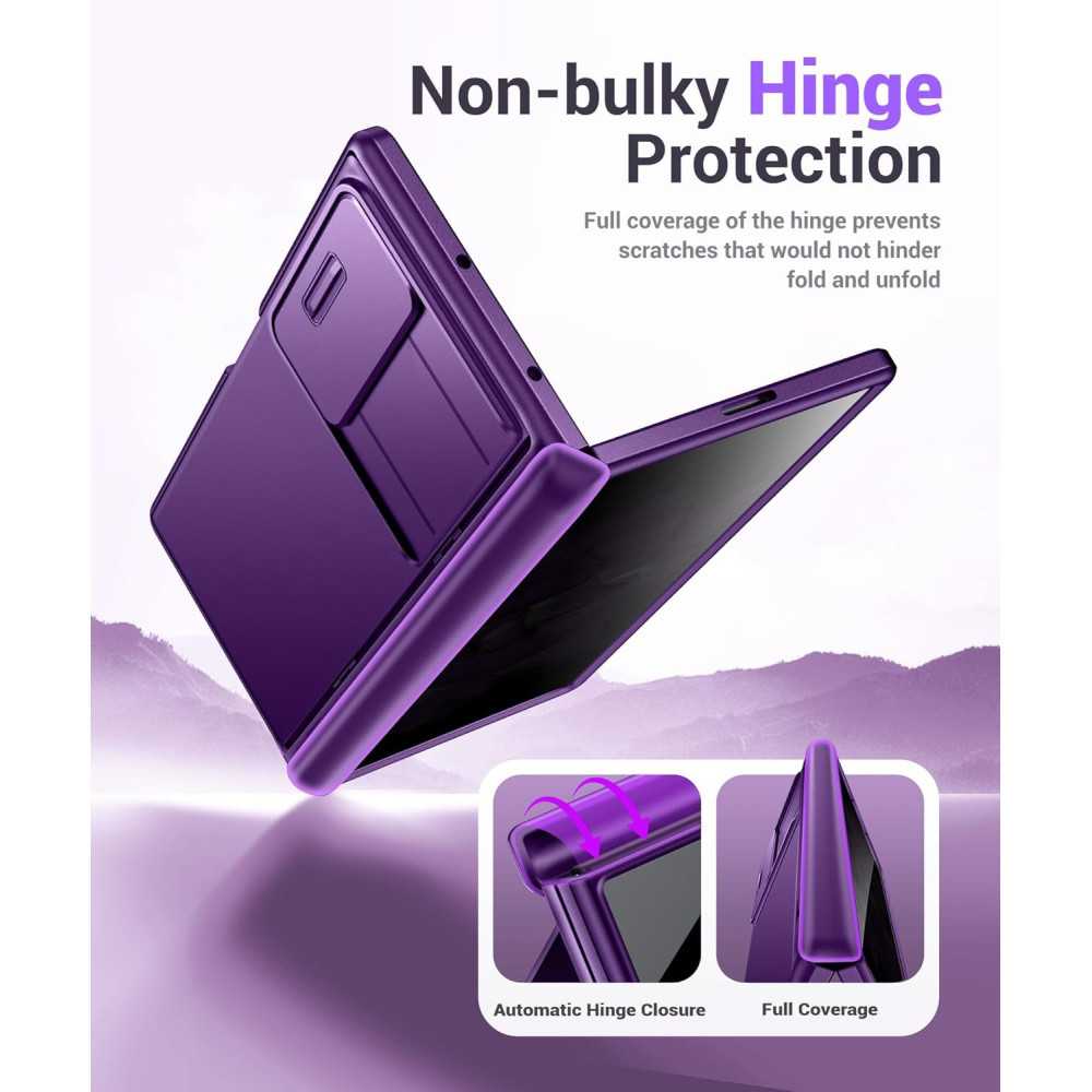 Samsung Galaxy Z Fold 7 Case with Hidden Kickstand, Camera Cover, and Shockproof Protection | TekChoice Electronics