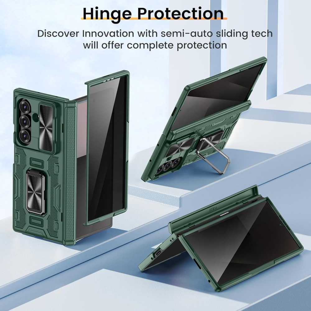 Samsung Z Fold 7 Case with Slide Camera Cover and Screen Protector | TekChoice Electronics