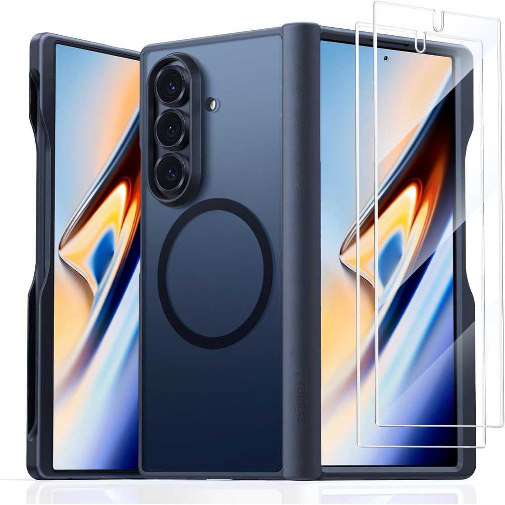 Magnetic Samsung Galaxy Z Fold 7 Case with Mil-Grade Hinge, MagSafe Compatibility, and Translucent Design | TekChoice Electronics Magnetic Samsung Galaxy Z Fold 7 Case with Mil-Grade Hinge, MagSafe Compatibility, and Translucent Design | TekChoice Electronics