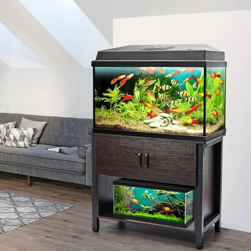 Aquarium Stand with Cabinet for Fish Tank