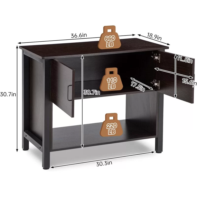 Aquarium Stand with Cabinet for Fish Tank