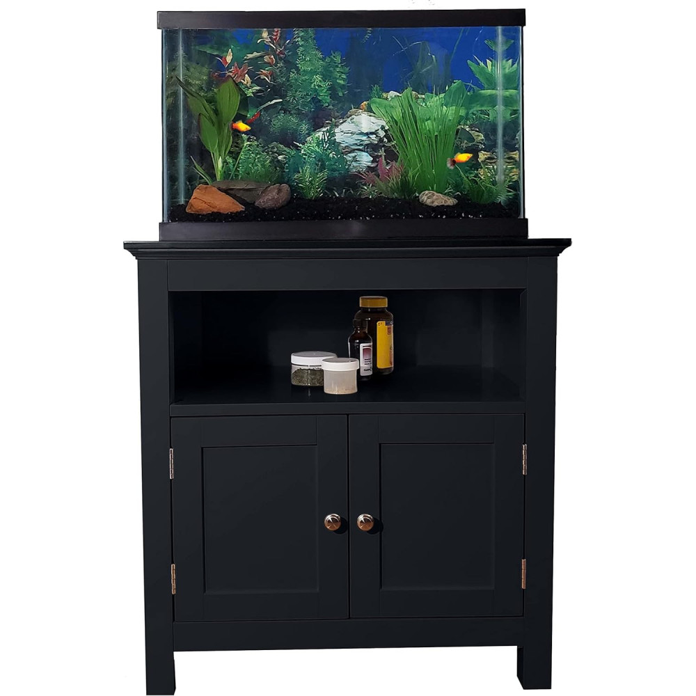 Aquarium Stand w/ Solid Wood Frame And No Flimsy Particle Board