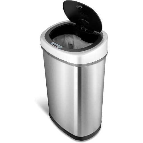 13 Gal 50L Touchless Infrared Motion Sensor Trash Can | TekChoice Electronics