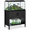 Heavy Duty Metal Aquarium Stand w/ Cabinet for Accessories Storage, Suitable for 40-50 Gallon