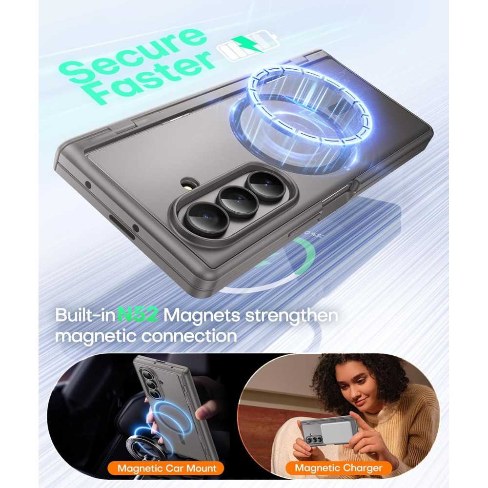 Samsung Galaxy Z Fold 7 Privacy Case with MagSafe Compatibility and Hidden Kickstand | TekChoice Electronics