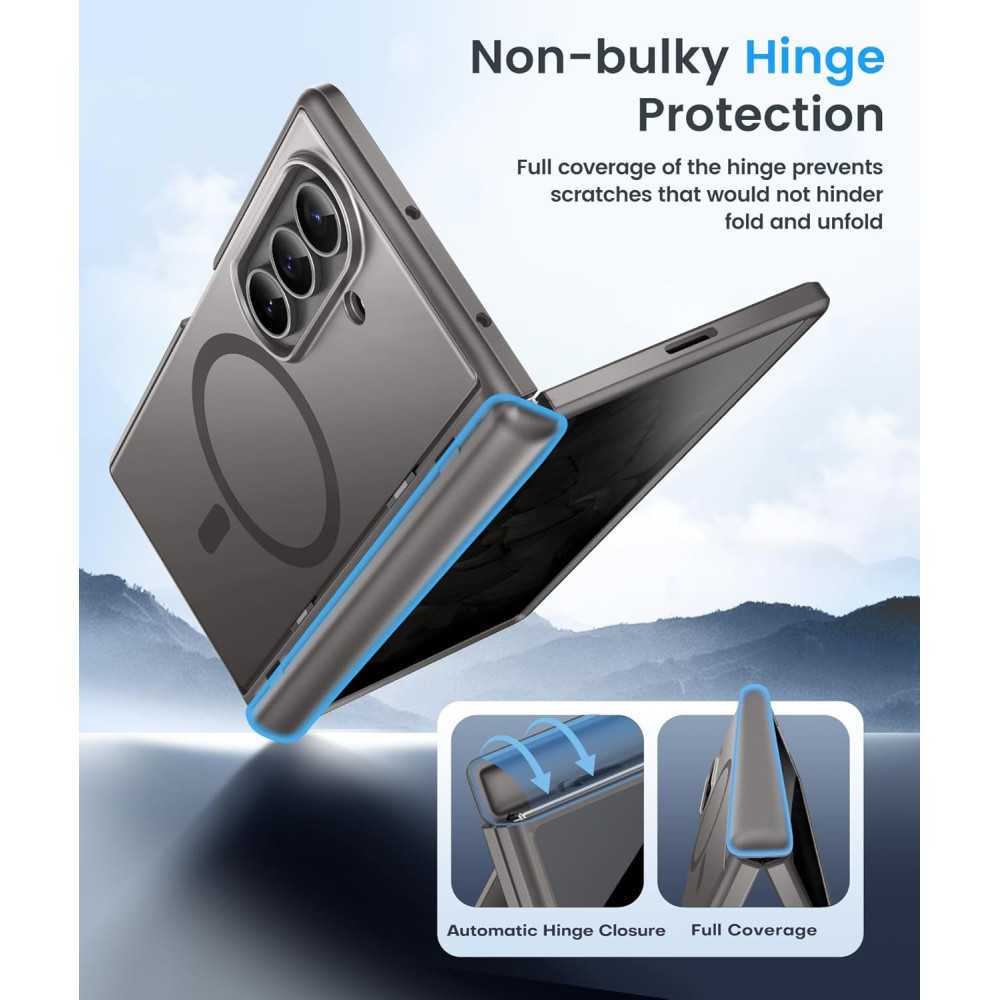 Samsung Galaxy Z Fold 7 Privacy Case with MagSafe Compatibility and Hidden Kickstand | TekChoice Electronics