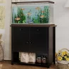 Heavy Duty Wooden 55-75 Gallon Aquarium Stand w/ Storage Cabinet